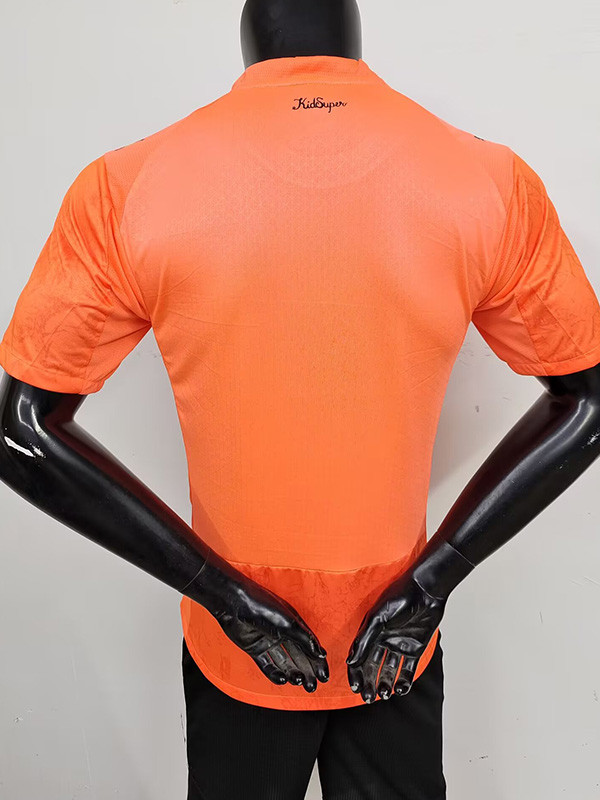 25-26 Man City Orange Player Version Soccer Jersey