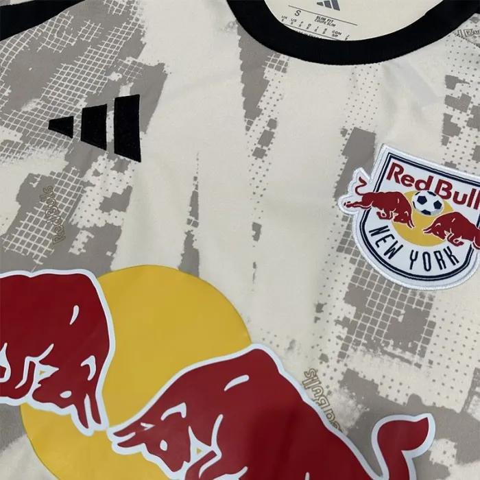 25-26 New York Red Bulls Away Fans Soccer Jersey