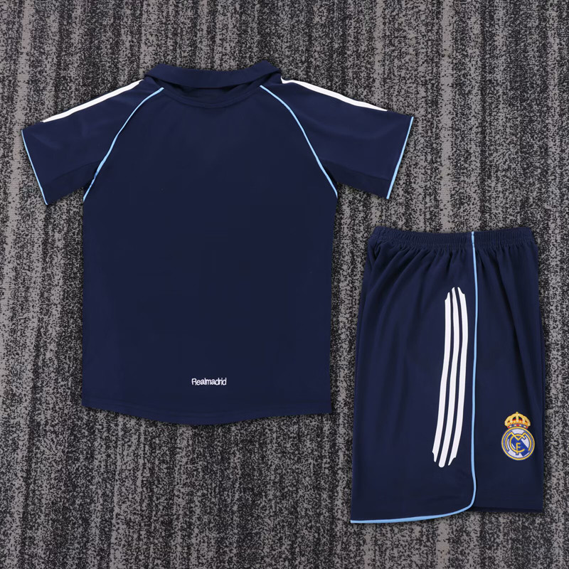 2005-2006 RMA Away Kids Retro Soccer Jersey
