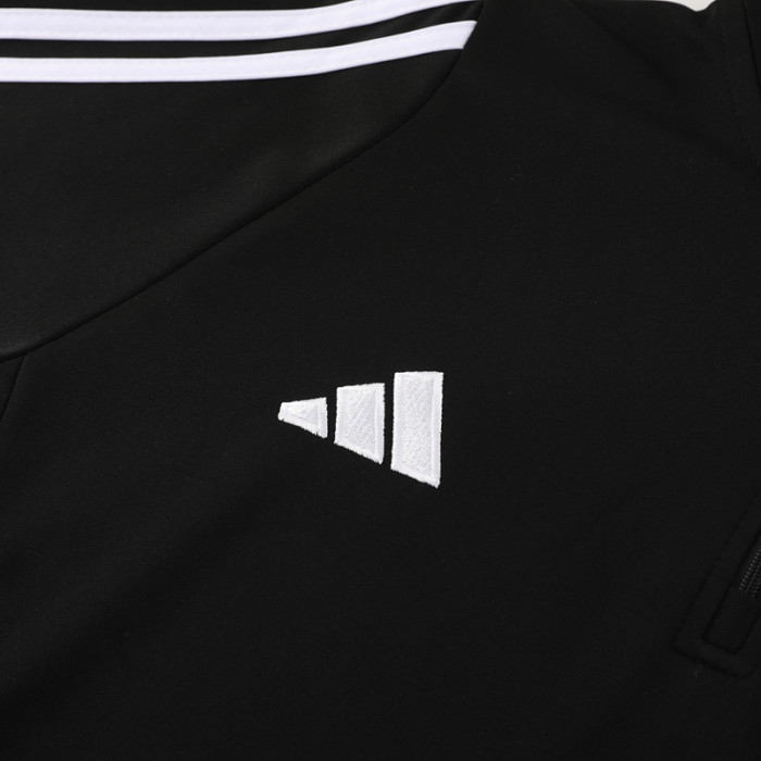 2024 AD Black Half Pull Tracksuit #AB06 (半拉链)