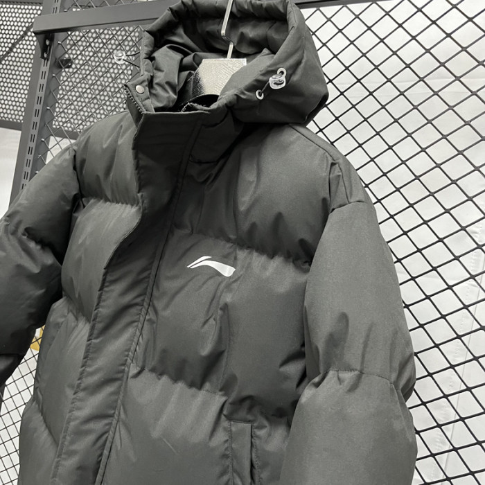 24-25 MF6 LN Black Hooded Cotton Coat #棉衣