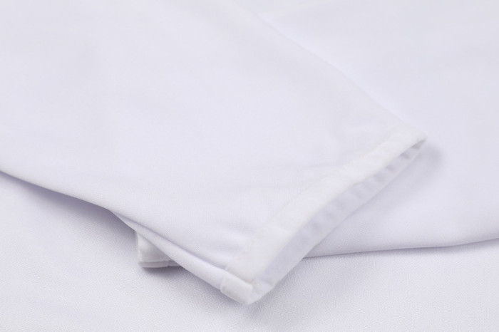 2024 AD White Kids Half Pull Tracksuit (童装)(半拉链)