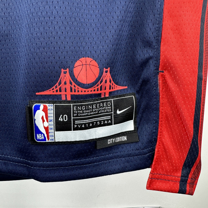 24-25 WARRIORS BUTLERIII #10 Royal blue City Edition Top Quality Hot Pressing NBA Jersey