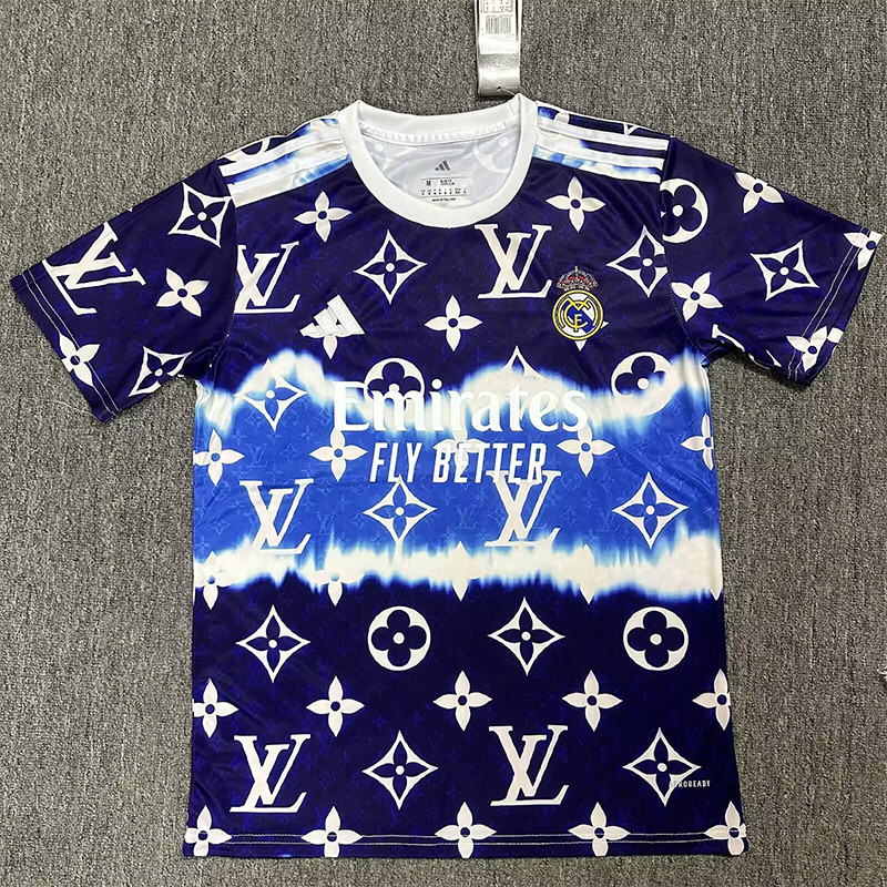 25-26 RMA Purple Blue Special Edition Fans Training Shirts *L