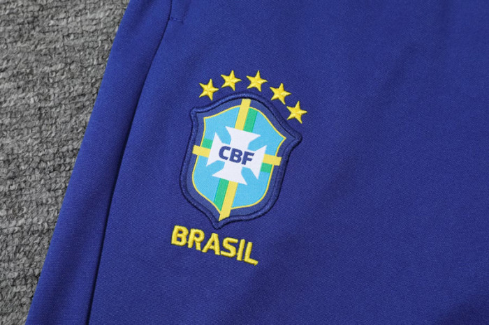 25-26 Brazil Fancy blue Polo Tracksuit