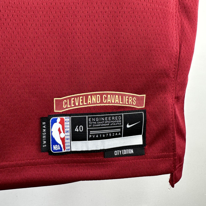 23-24 Cleveland Cavaliers GARLAND #10 Red City Edition Top Quality Hot Pressing NBA Jersey