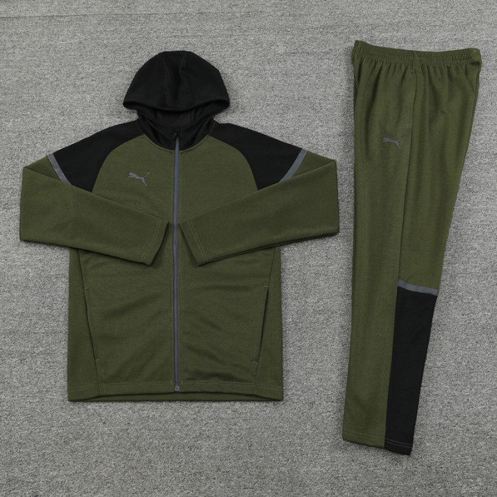2024 PM01 Dark green Hoodie Jacket Tracksuit (墨绿色)