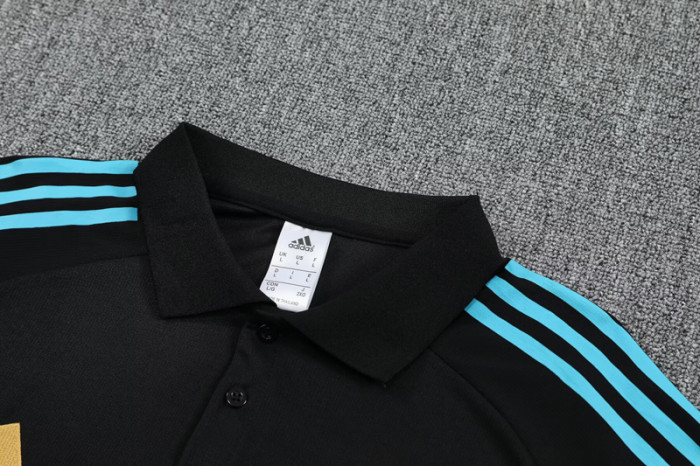 25-26 Argentina Black Polo Tracksuit