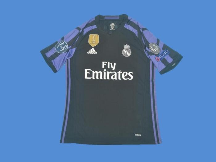 2016-2017 RMA Away Player Version Retro Soccer Jersey（ 球员）
