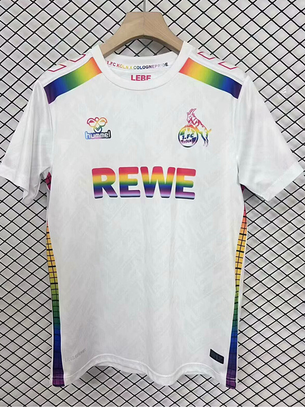 25-26 Cologne White Limited Edition Fans Soccer Jersey