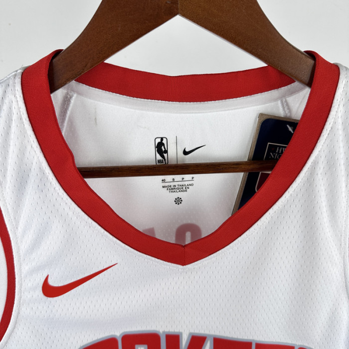 22-23 ROCKETS GREEN #4 White City Edition Home Top Quality Hot Pressing NBA Jersey