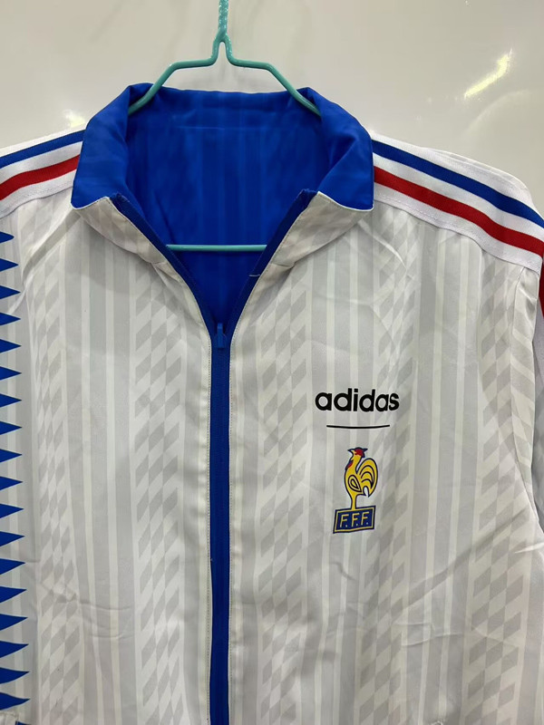 1994 France Blue & White Double Sided Windbreaker (双面风衣)