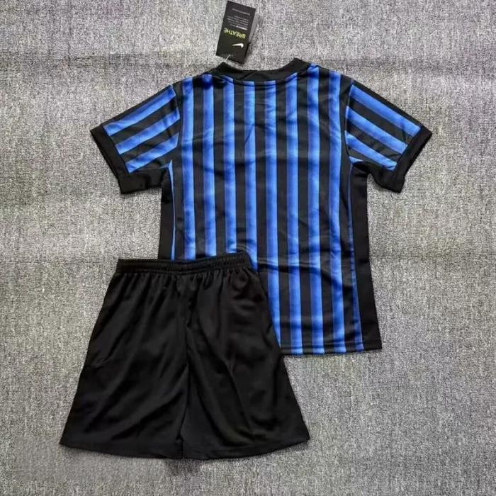 25-26 INT Home Kids Soccer Jersey (前带广告)