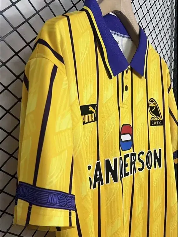 1994-1995 Sheffield Wednesday Away Retro Soccer Jersey