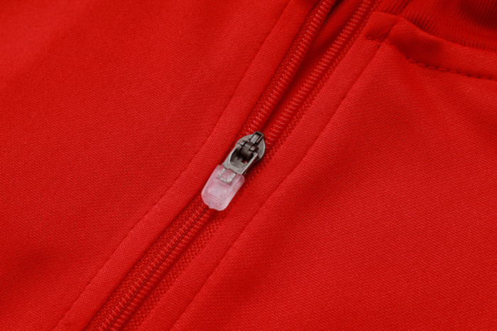 25-26 LIV Red Half Pull Tracksuit #B2509(半拉链)