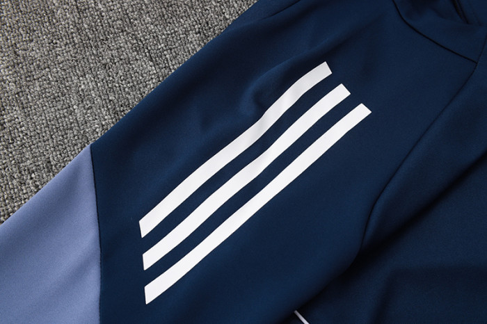2025 AD Royal blue Half Pull Tracksuit #06(半拉链)