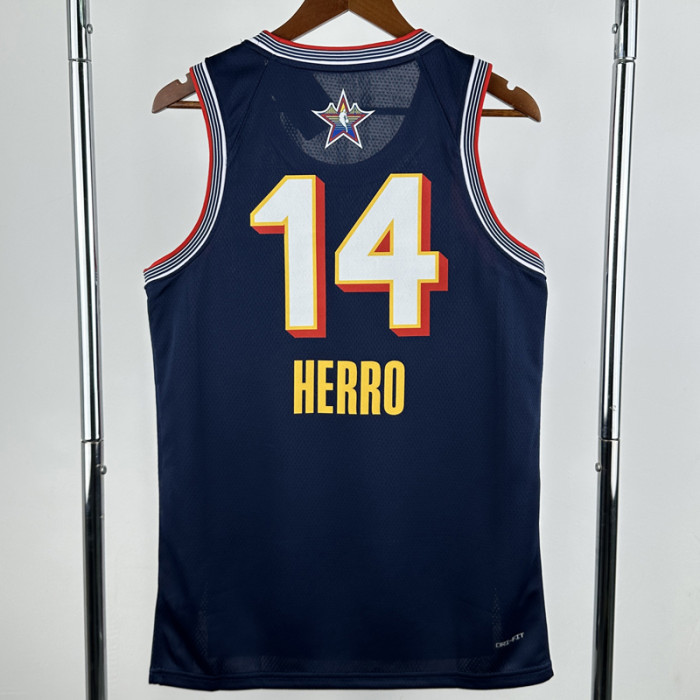 25-26 ALL-STAR HERRO #14 Royal blue Top Quality Hot Pressing NBA Jersey
