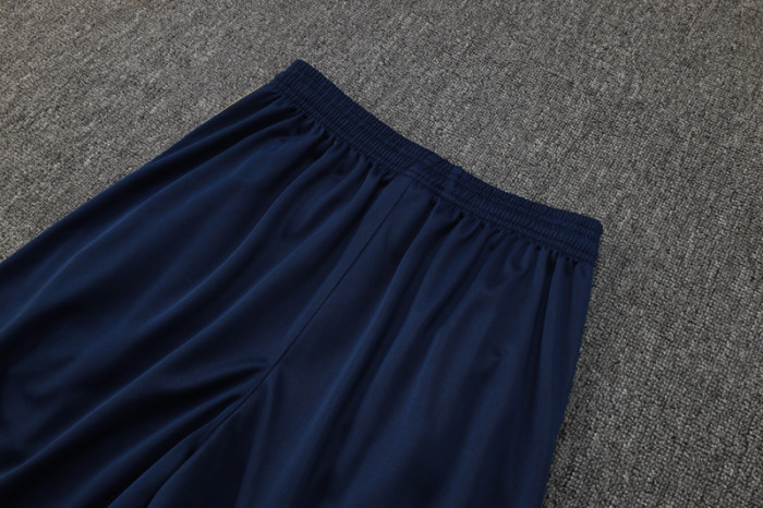 25-26 JUV Royal blue Half Pull Tracksuit #B2503(半拉链)