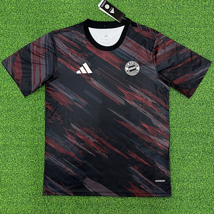 25-26 Bayern Red Black Training shirts