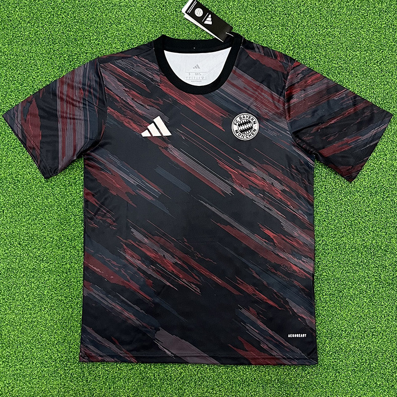 25-26 Bayern Red Black Training shirts