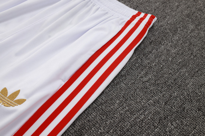 25-26 Bayern White Half Pull Tracksuit #B2520(半拉链)