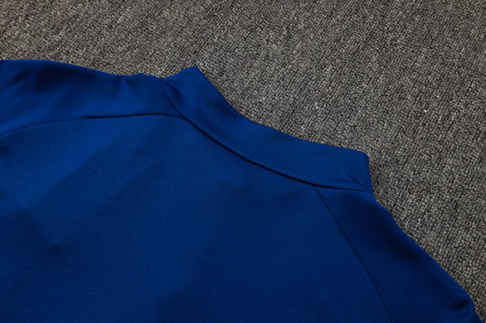 2025 AD Fancy blue Half Pull Tracksuit #06(半拉链)