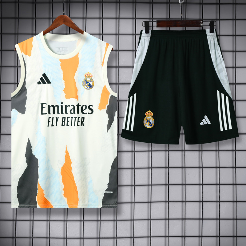 25-26 RMA White Tank top and shorts suit