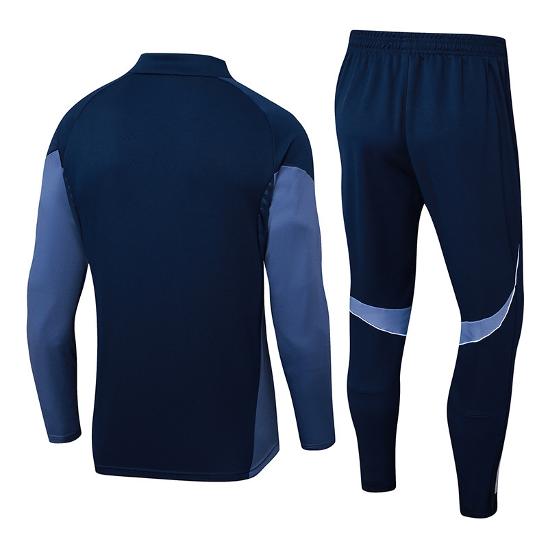 2025 AD Royal blue Half Pull Tracksuit #06(半拉链)