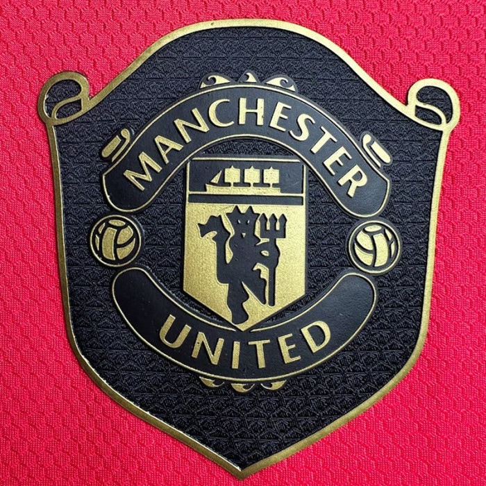 2019-2020 Man Utd Home Long Sleeve Retro Soccer Jersey (长袖)