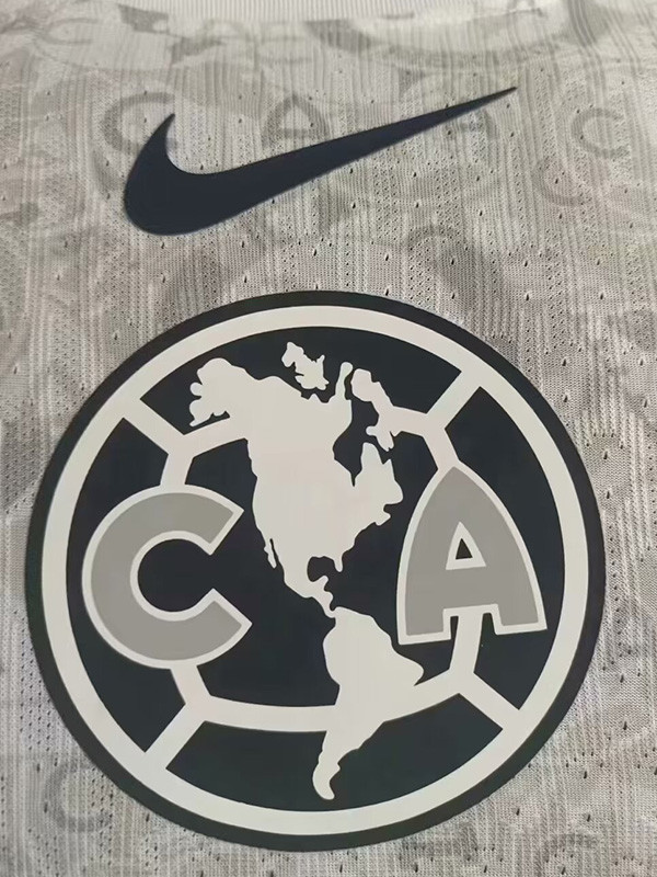 24-25 Club America White Goalkeeper Player Version Soccer Jersey