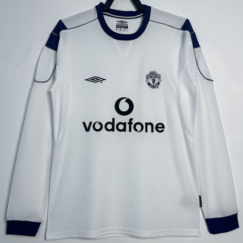 1999-2000 Man Utd Third Long Sleeve Retro Soccer Jersey (长袖)