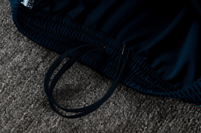 25-26 Flamengo Blue Half Pull Tracksuit (半拉链)