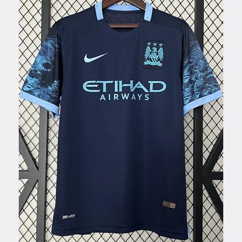 2015-2016 Man City Away Retro Soccer Jersey