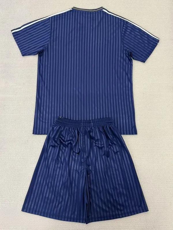 25-26 JUV Royal blue Retro Edition Kids Soccer Jersey
