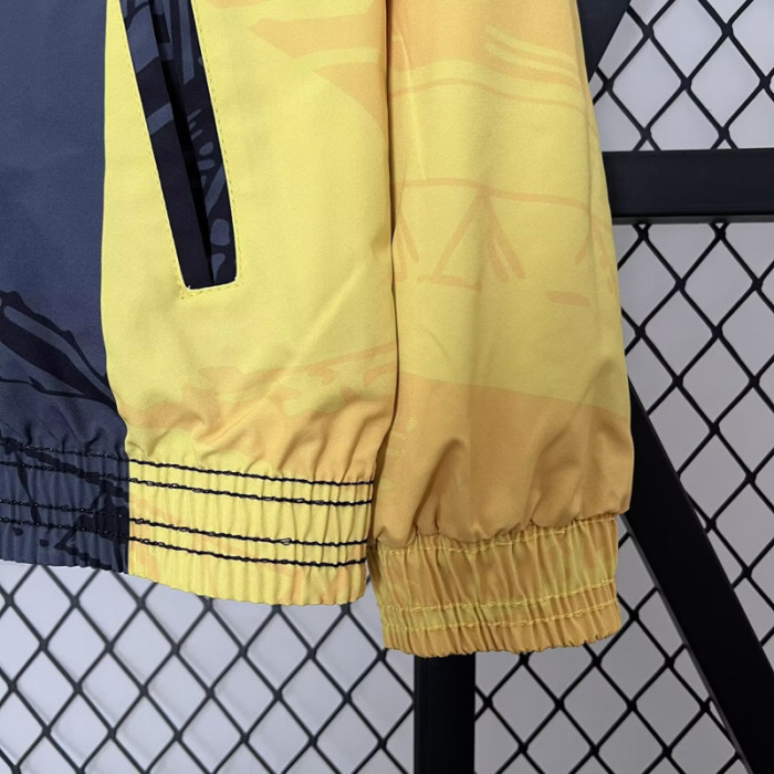2024 Dortmund Black & Khaki Double Sided Windbreaker (双面风衣)