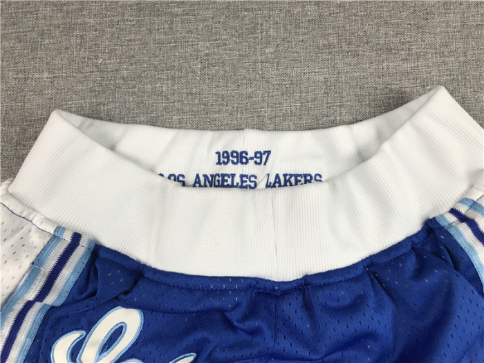 Lakers LOS Blue City Edition Top Quality NBA Pocket Pants *湖人队