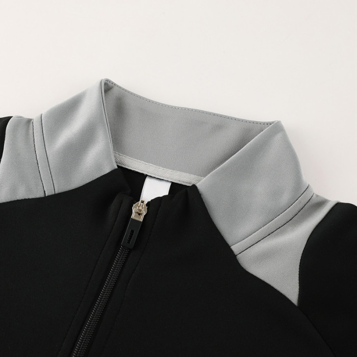 2024 AD Black Jacket Tracksuit #AJ18