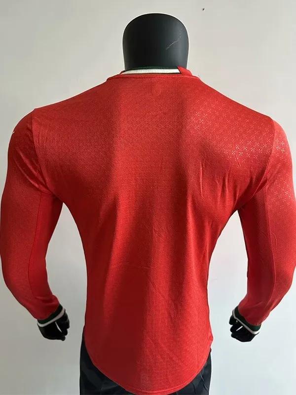 25-26 Portugal Home Long Sleeve Player Version Soccer Jersey (长袖球员)*PM