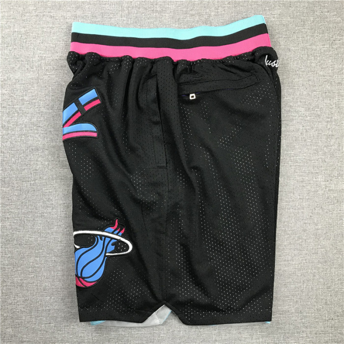 Heat Black City Edition Top Quality NBA Pocket Pants * 热火