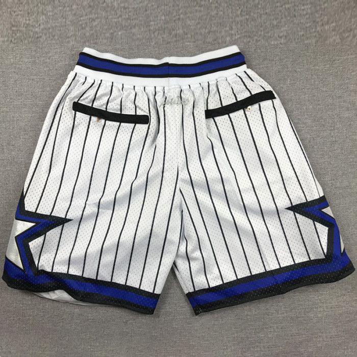 Magic White City Edition Top Quality NBA Pocket Pants #魔术队