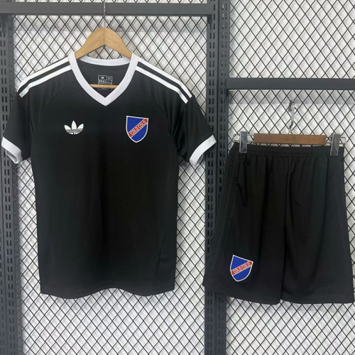25-26 Colo-Colo 100th Anniversary Black Kids Soccer Jersey