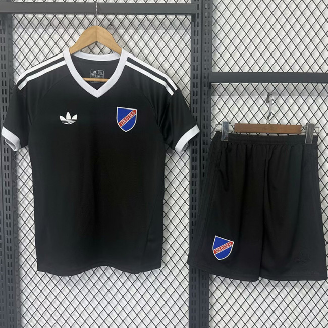 25-26 Colo-Colo 100th Anniversary Black Kids Soccer Jersey