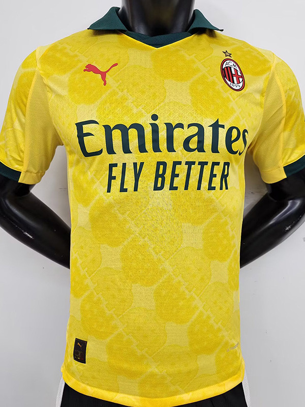 25-26 ACM Yellow Player Version Soccer Jersey