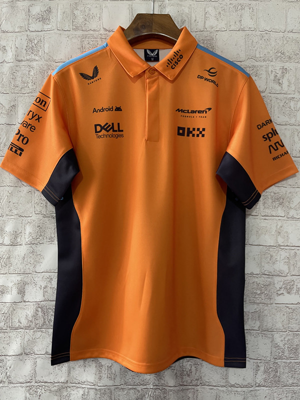 2024 McLaren Yellow Polo Racing Suit (有领)