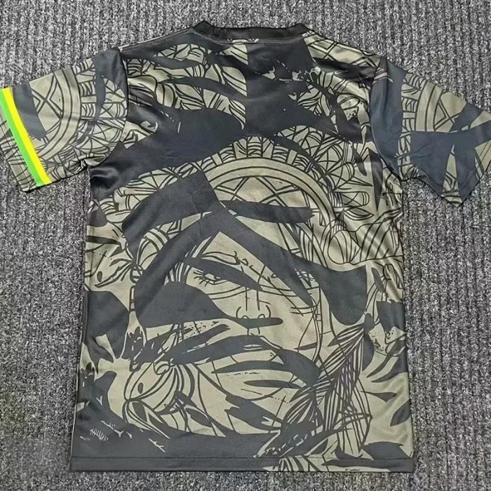 25-26 Brazil Grey Black Special Edition Fans Soccer Jersey