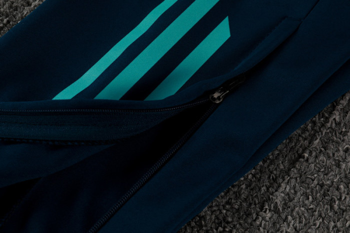 25-26 Flamengo Royal blue Half Pull Tracksuit (半拉链)