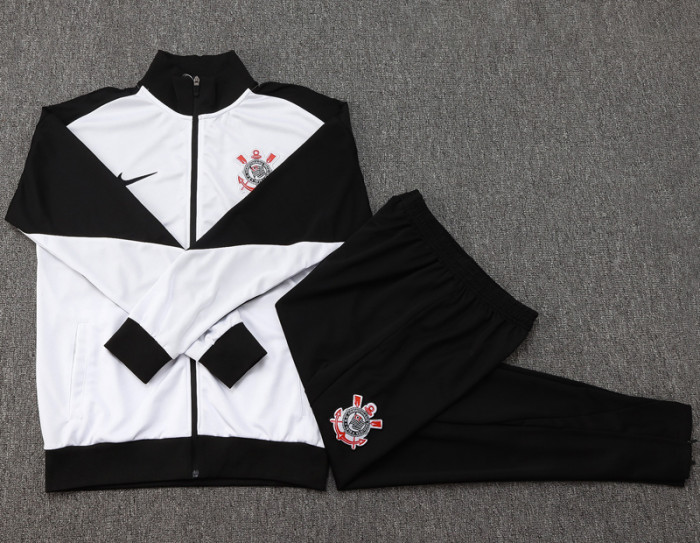 25-26 Corinthians White Jacket Tracksuit #A2509