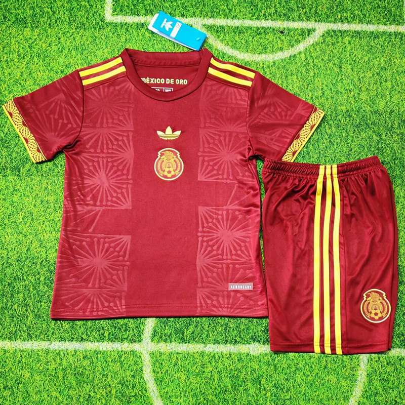 25-26 Mexico Special Edition Red Kids Soccer Jersey