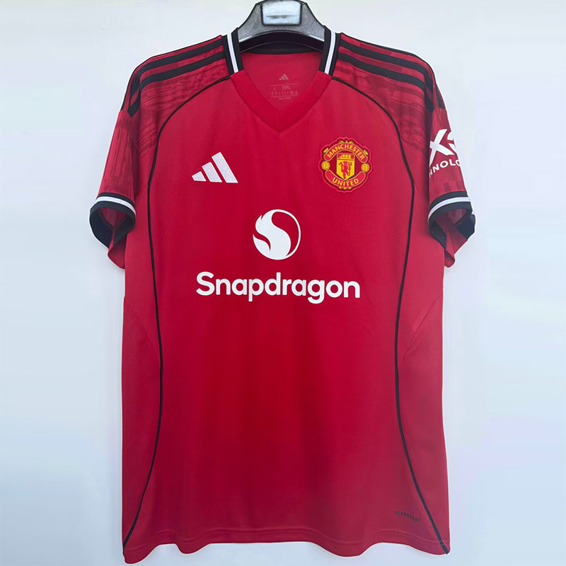 25-26 Man Utd Home 1:1 Fans Soccer Jersey