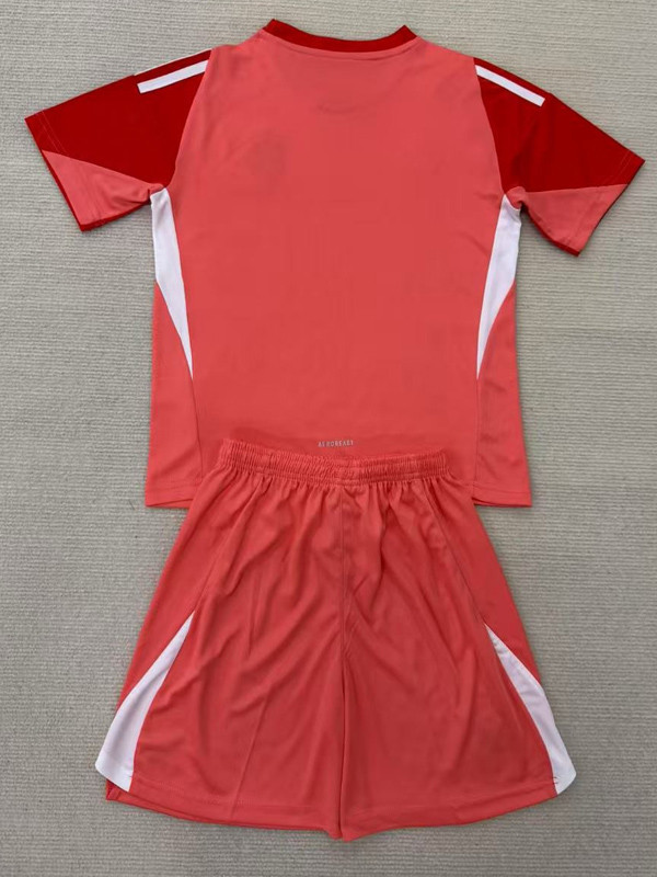 25-26 RMA Orange GoalKeeper Kids Soccer Jersey